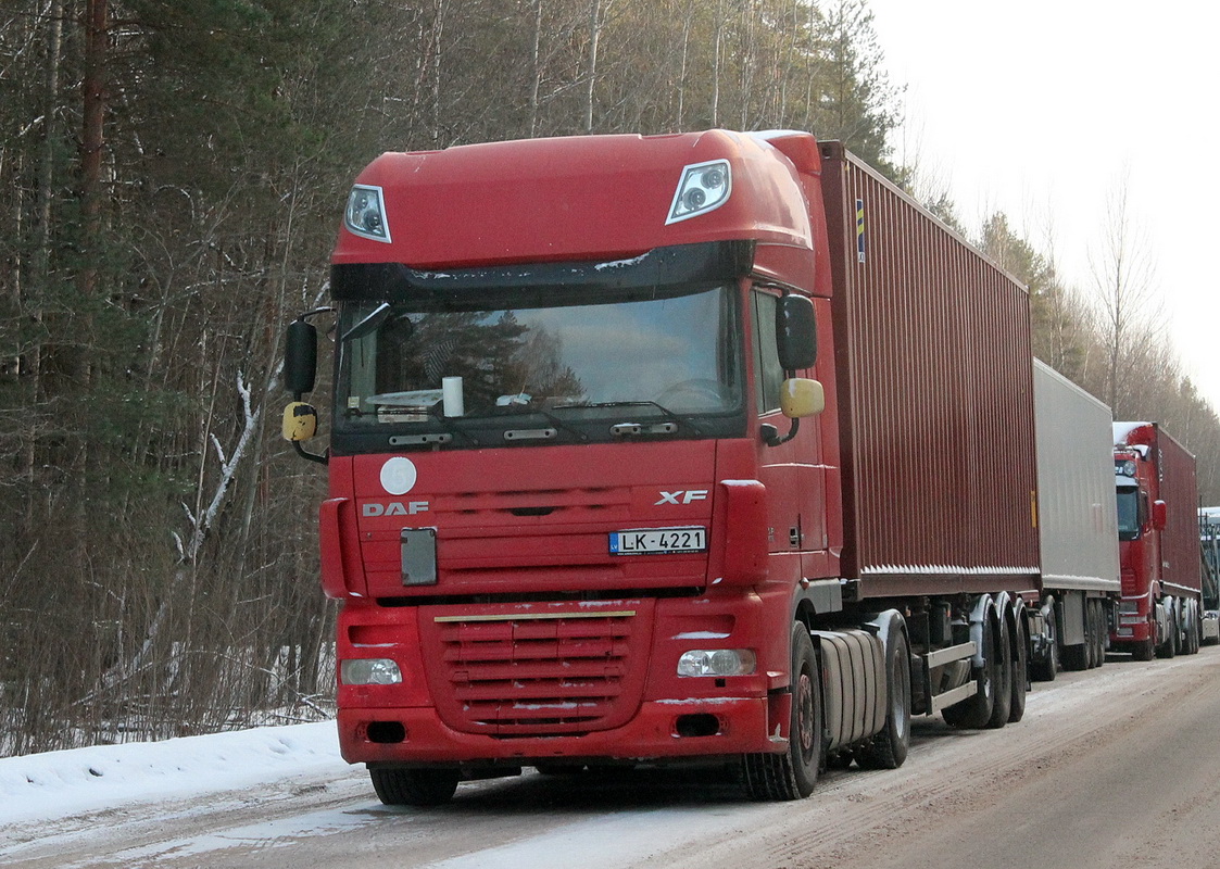 Латвия, № LK-4221 — DAF XF105 FT