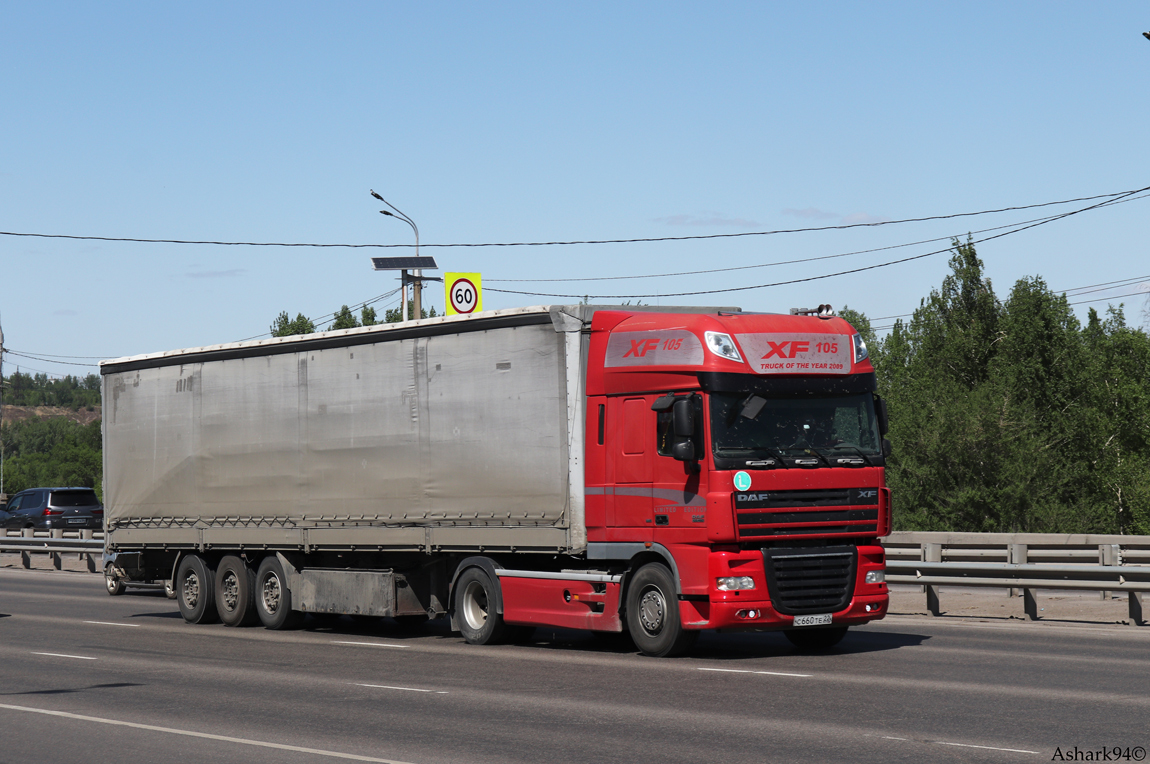 Красноярский край, № С 660 ТЕ 22 — DAF XF105 FT