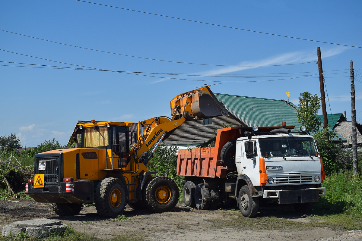 Алтайский край, № 8078 МС 22 — Lonking/Longgong (общая модель); Алтайский край, № А 940 ЕС 22 — КамАЗ-53229 [532290]