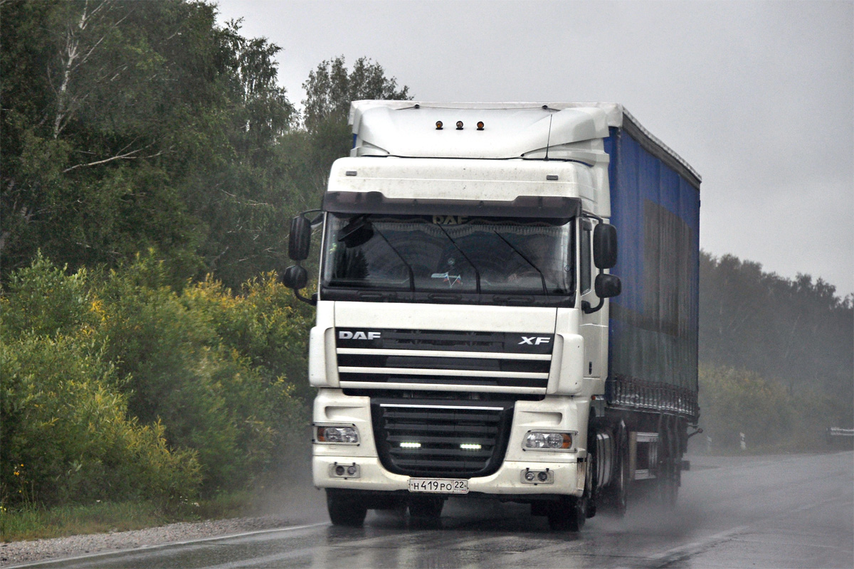 Алтайский край, № Н 419 РО 22 — DAF XF105 FT