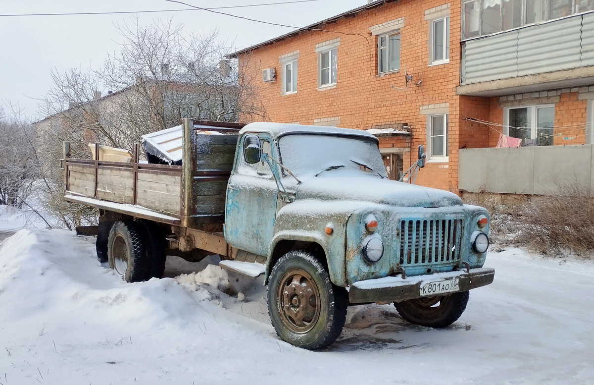 Псковская область, № К 801 АО 60 — ГАЗ-52-01