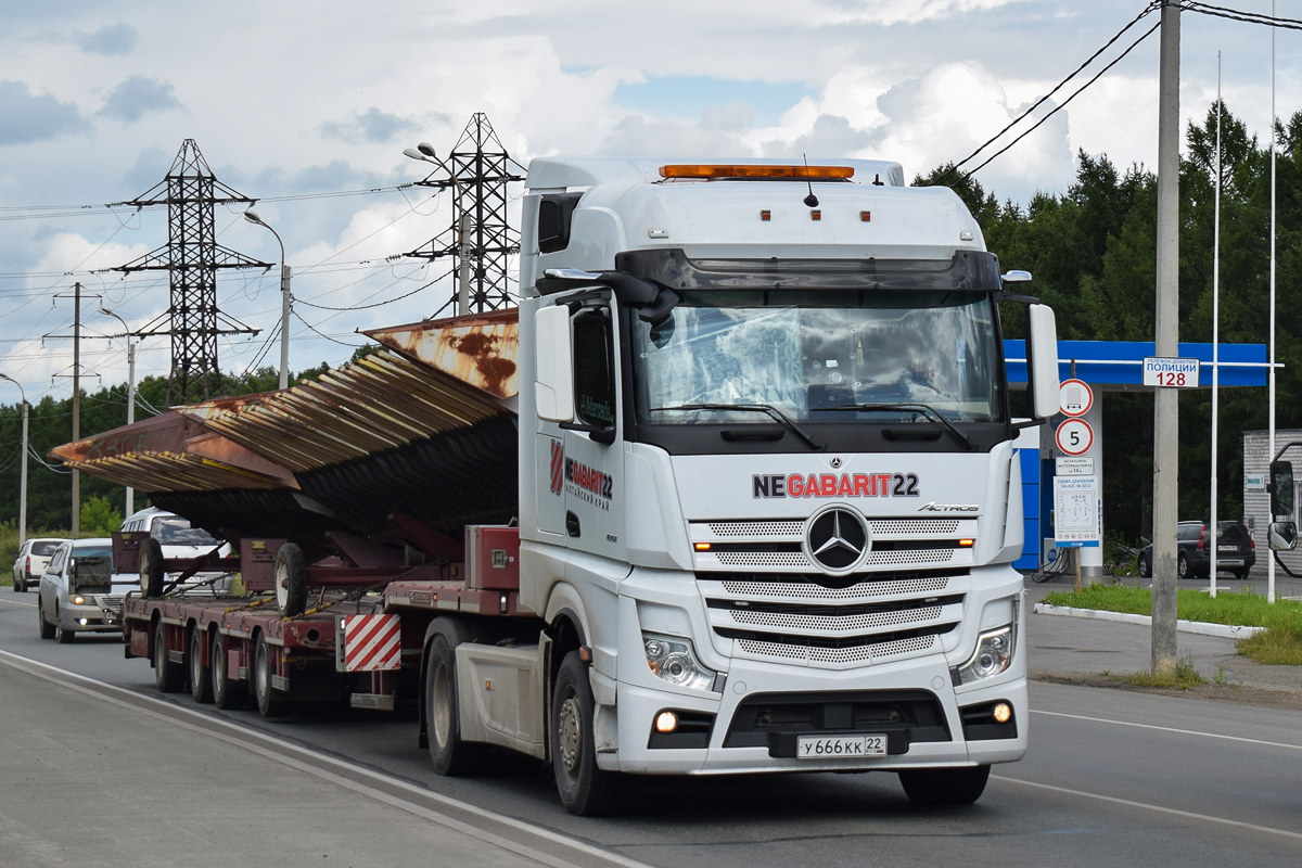 Алтайский край, № У 666 КК 22 — Mercedes-Benz Actros '18 1851 [Z9M]