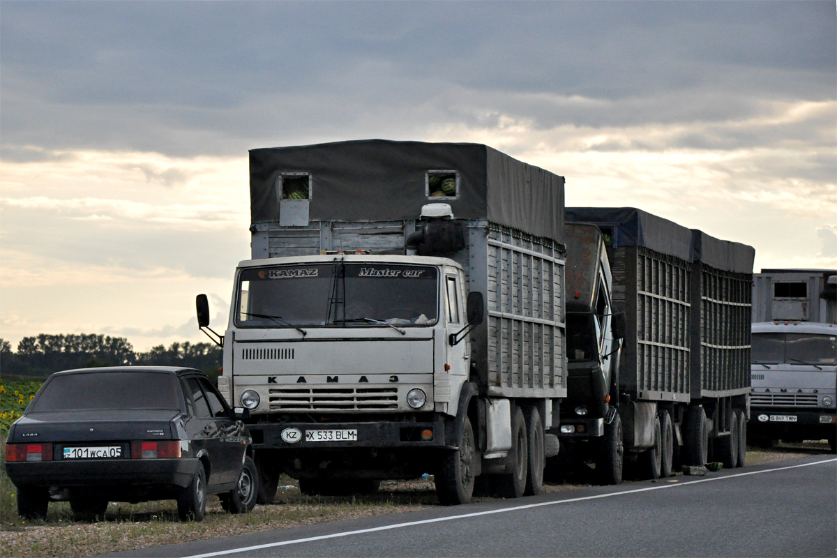 Туркестанская область, № X 533 BLM — КамАЗ-5320