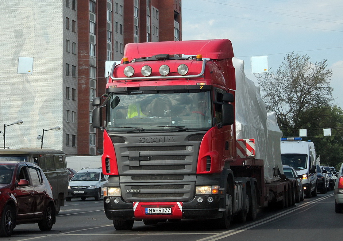 Латвия, № NA-5077 — Scania ('2004) R480