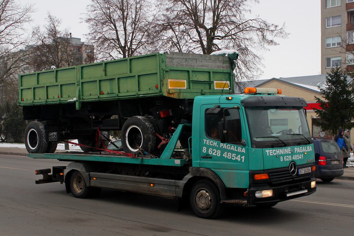 Норвегия, № ST 53286 — Mercedes-Benz Atego 817; Литва — Прицепы без номеров