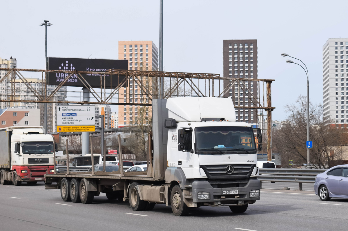 Мордовия, № М 308 АУ 13 — Mercedes-Benz Axor 1835