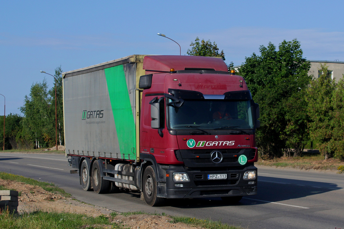 Литва, № HPZ 113 — Mercedes-Benz Actros ('2009) 2541