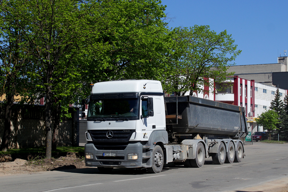 Литва, № KCZ 912 — Mercedes-Benz Axor 1840