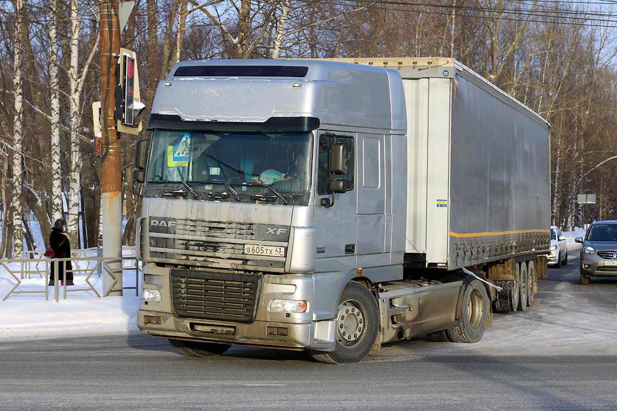 Кировская область, № В 605 ТХ 43 — DAF XF95 FT