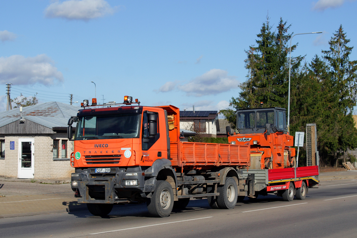 Литва, № DGF 268 — IVECO Trakker ('2004); Литва — Спецтехника с нечитаемыми (неизвестными) номерами