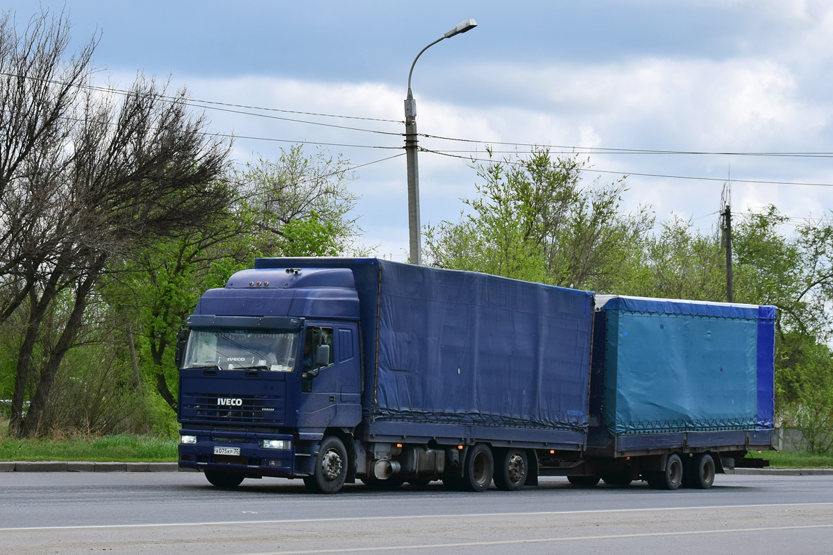 Астраханская область, № А 075 КР 30 — IVECO EuroStar