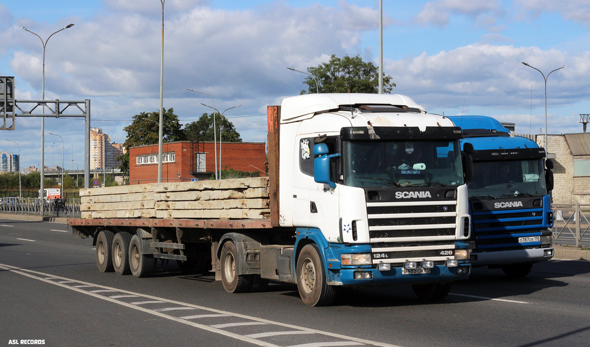 Ленинградская область, № В 485 СН 47 — Scania ('1996) R124L