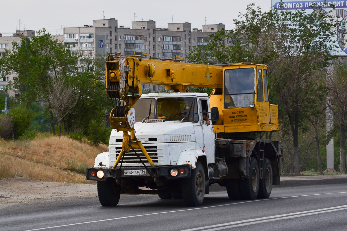 Волгоградская область, № А 034 ВР 134 — КрАЗ-65101