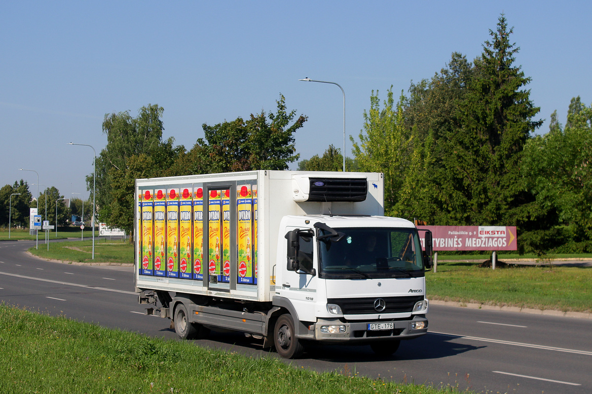 Литва, № GTE 176 — Mercedes-Benz Atego 1018