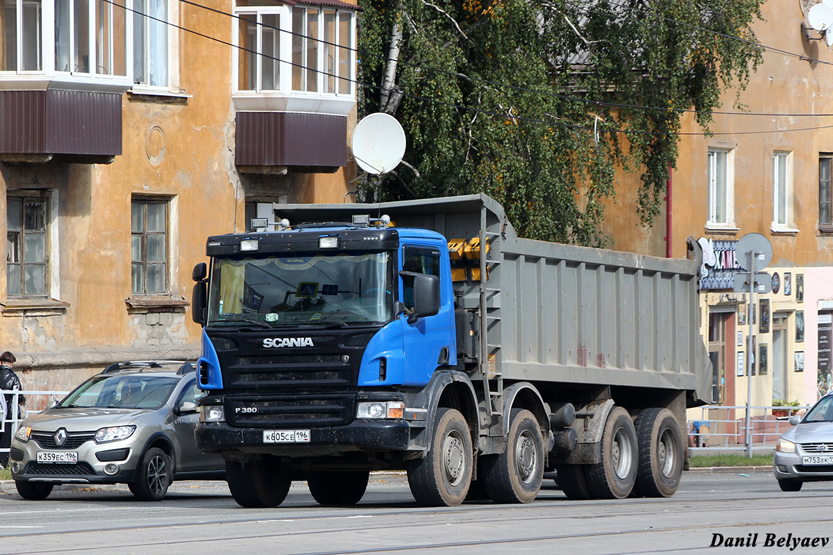 Свердловская область, № К 605 СЕ 196 — Scania ('2004) P380