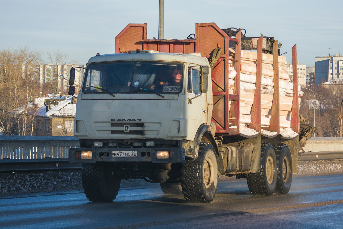 Архангельская область, № Н 477 МС 29 — КамАЗ-43118-10 [43118K]