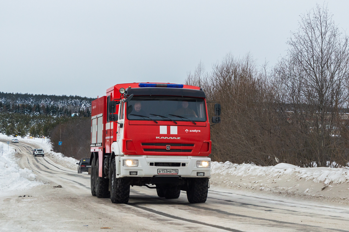 Татарстан, № В 153 МВ 716 — КамАЗ-43118 (общая модель)