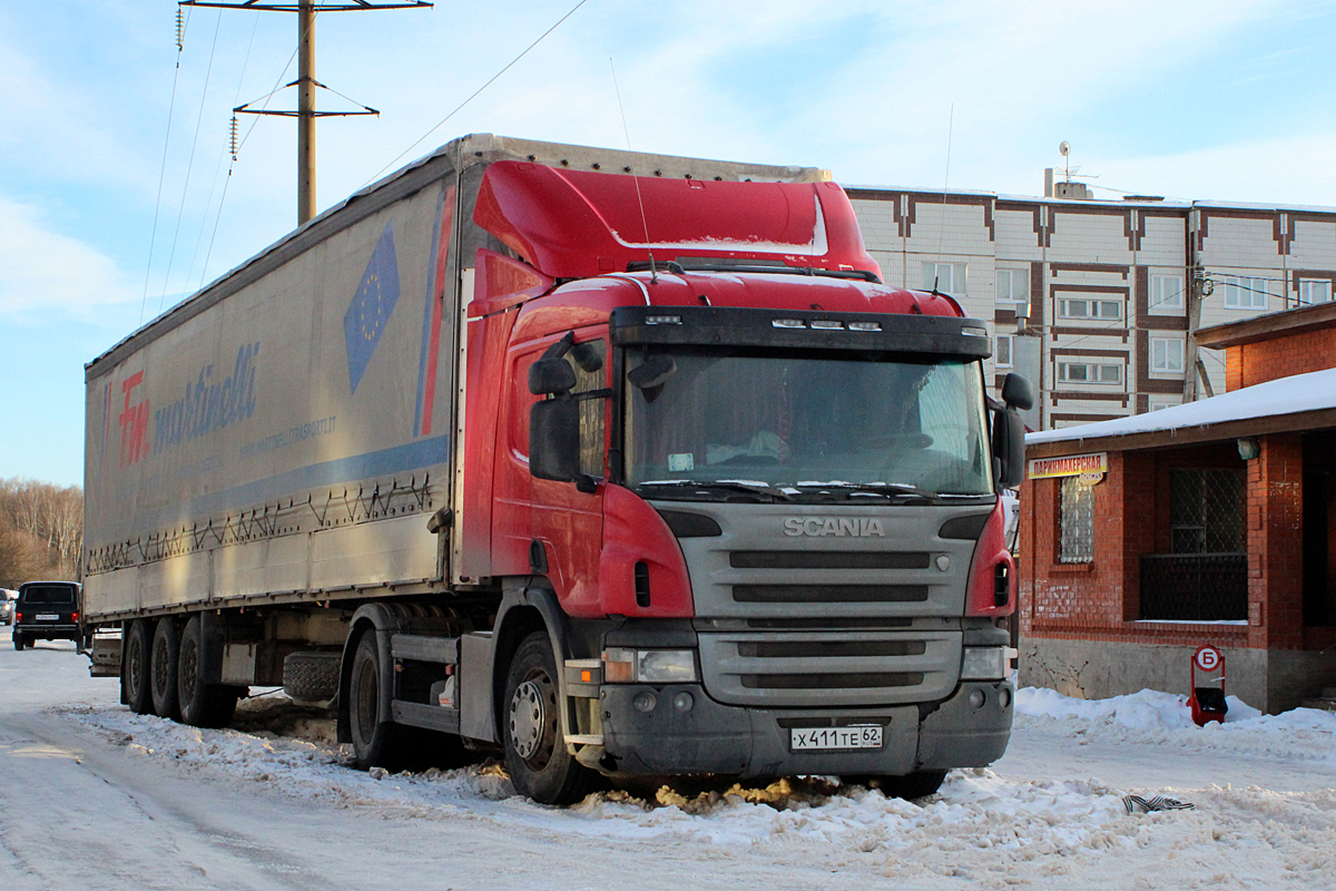 Рязанская область, № Х 411 ТЕ 62 — Scania ('2004) P340