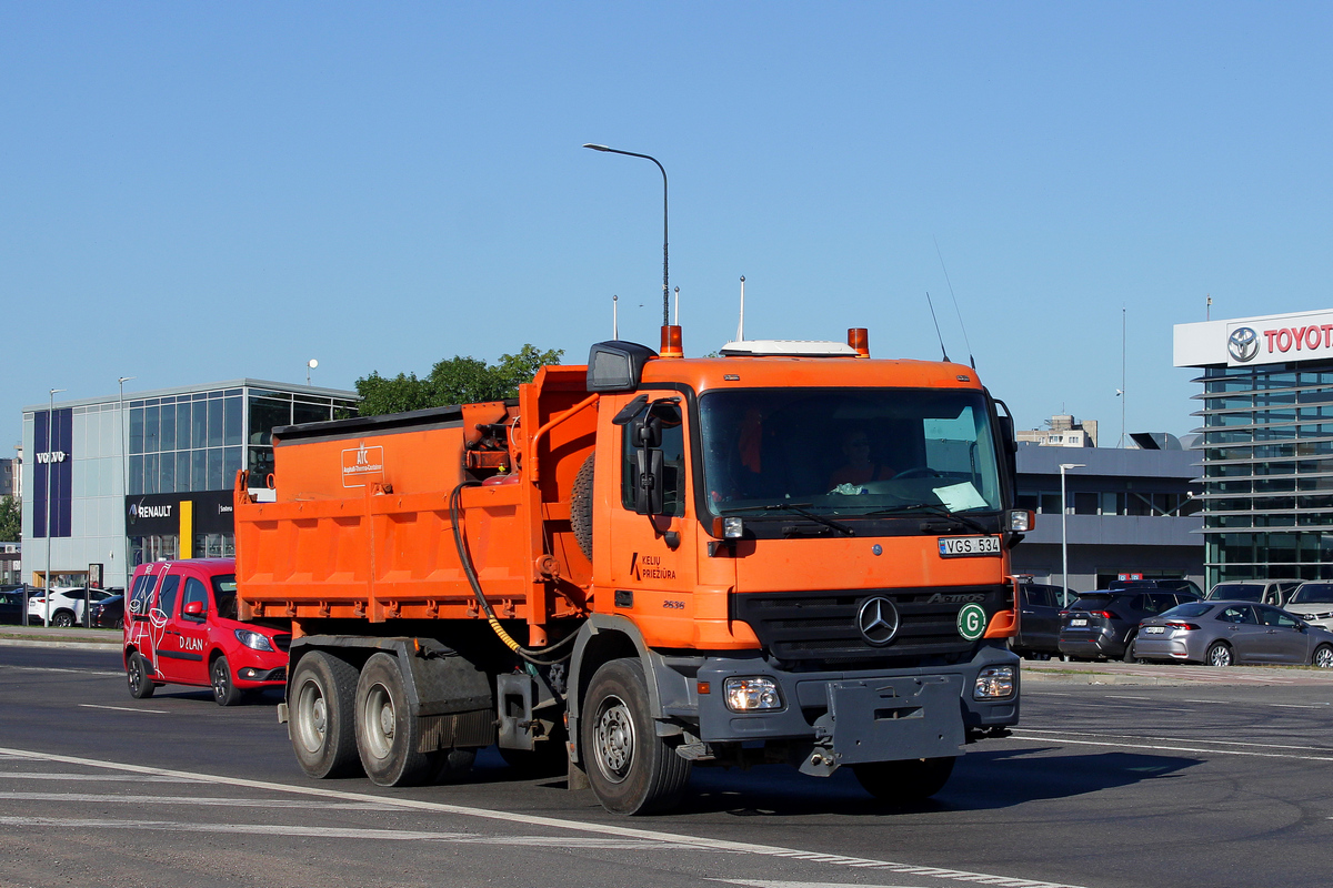 Литва, № VGS 534 — Mercedes-Benz Actros ('2003) 2636