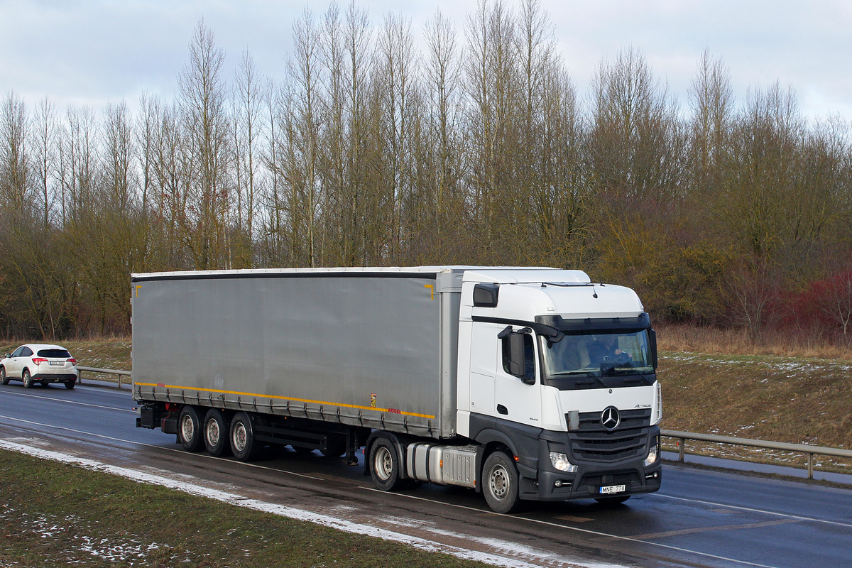 Литва, № MNE 778 — Mercedes-Benz Actros ('2011) 1845