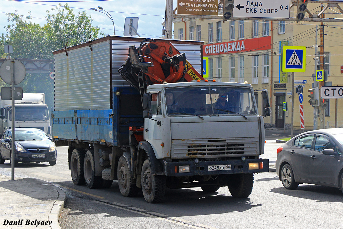 Свердловская область, № О 248 АВ 196 — КамАЗ-6540 (общая модель)