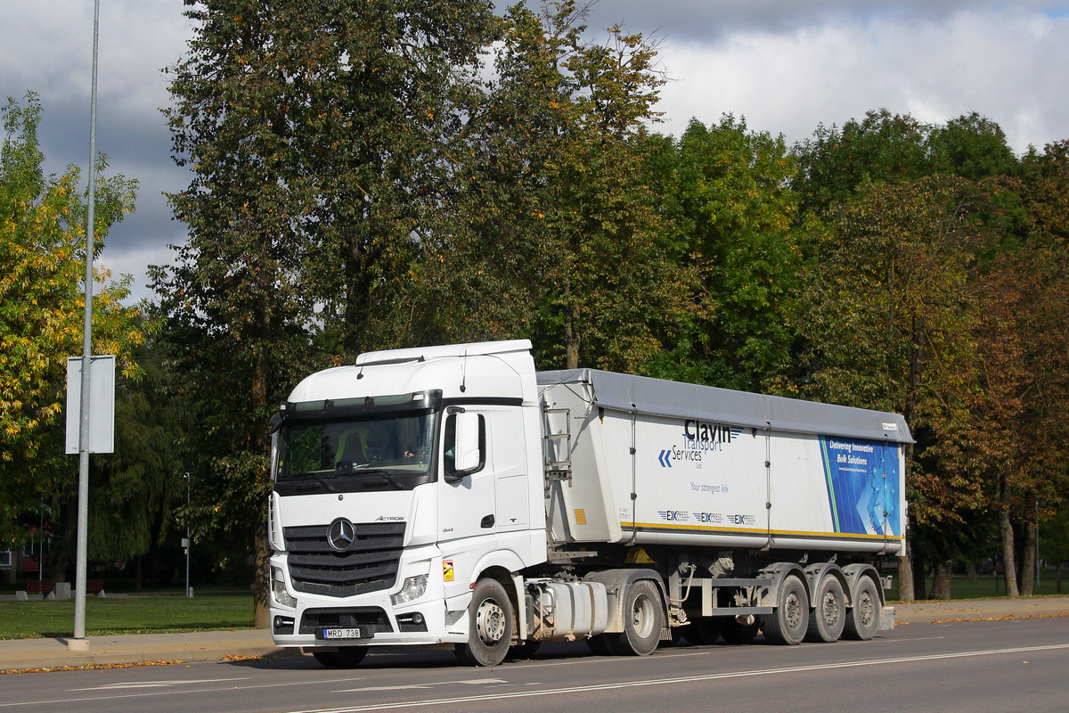 Литва, № MRD 738 — Mercedes-Benz Actros ('2011)