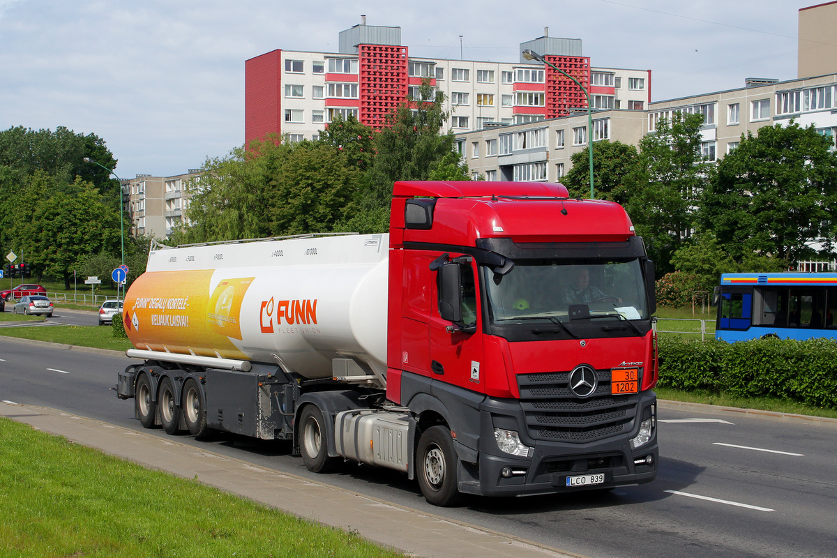 Литва, № LCO 839 — Mercedes-Benz Actros ('2011) 1845