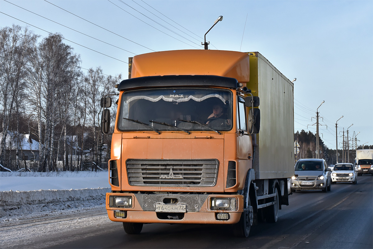 Тюменская область, № Т 645 КМ 72 — МАЗ-437041 "Зубрёнок"