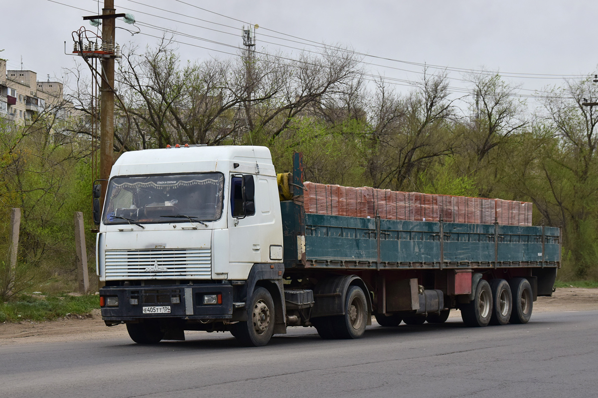 Волгоградская область, № Е 405 ТТ 134 — МАЗ-544008