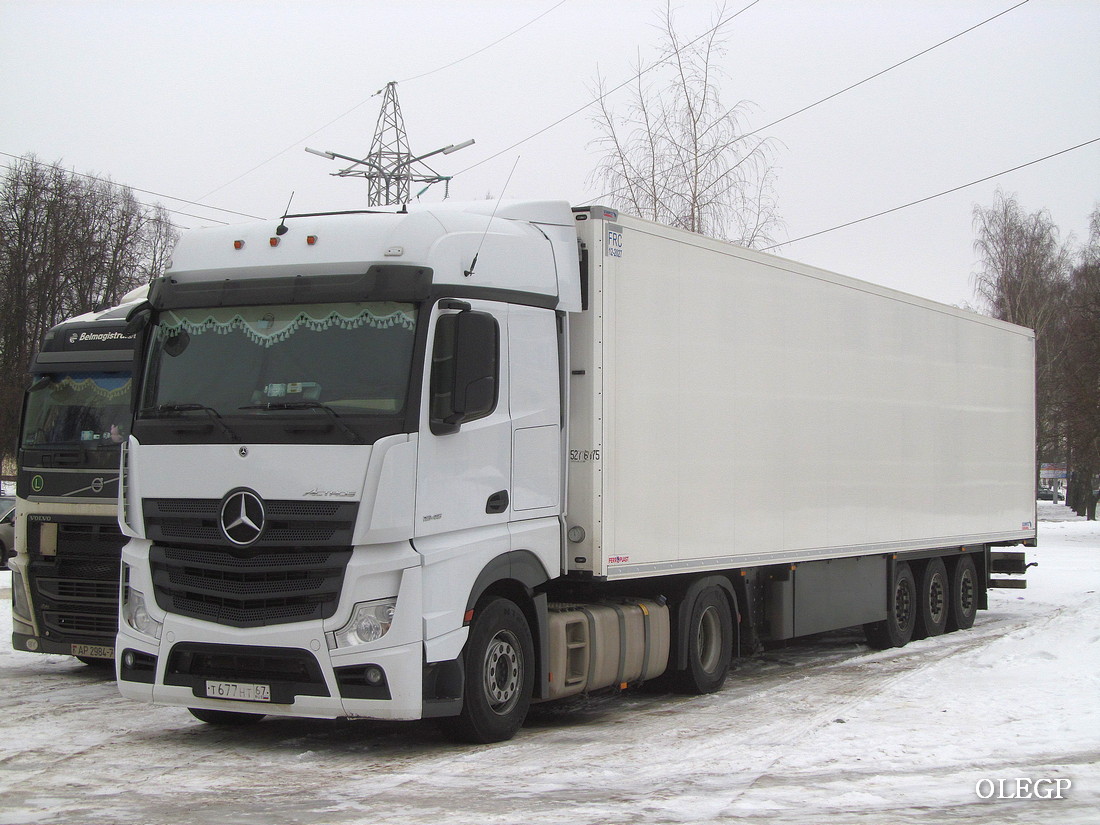 Смоленская область, № Т 677 НТ 67 — Mercedes-Benz Actros '18 1845 [Z9M]