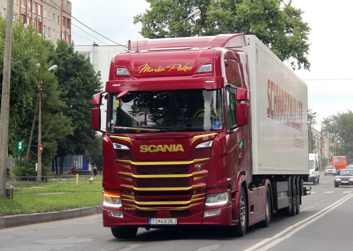 Словакия, № TS-493BJ — Scania ('2016) R500