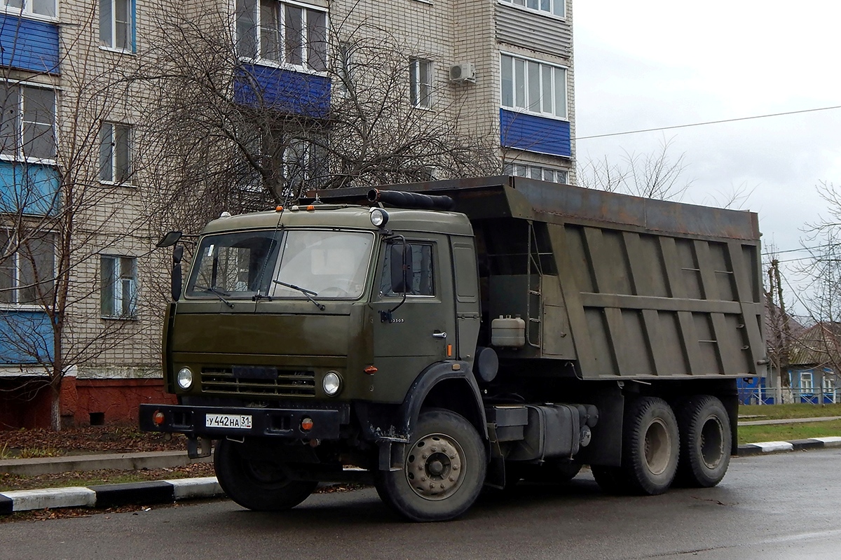 Белгородская область, № У 442 НА 31 — КамАЗ-5350 (общая модель)