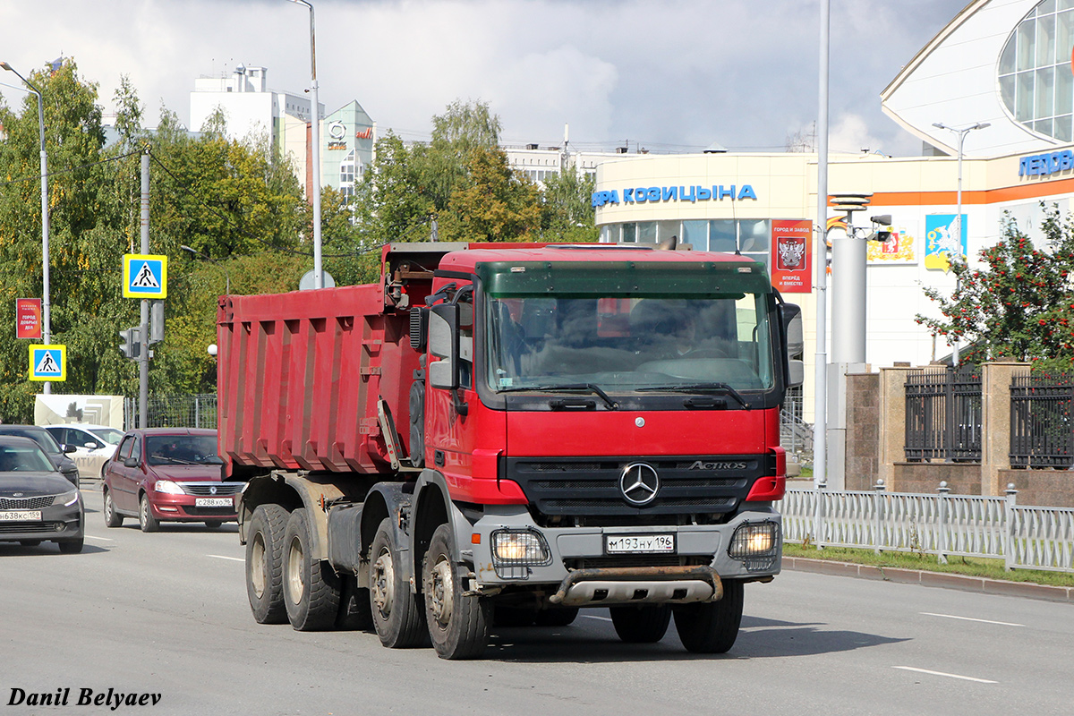 Свердловская область, № М 193 НУ 196 — Mercedes-Benz Actros ('2003) 4141