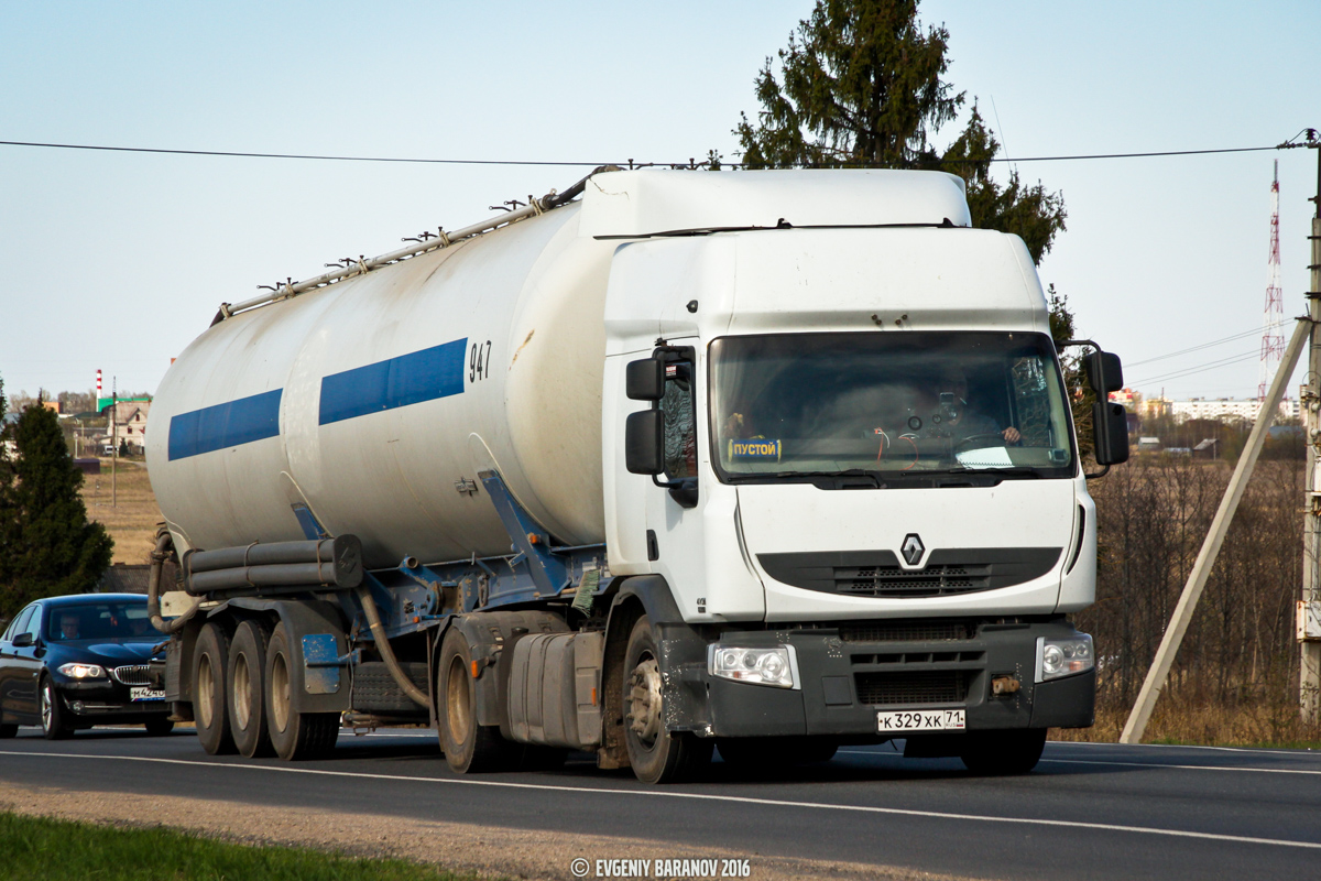 Тульская область, № К 329 ХК 71 — Renault Premium ('2006)