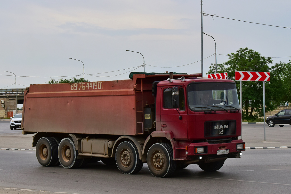 Волгоградская область, № Т 035 КР 197 — MAN F90 (общая модель)