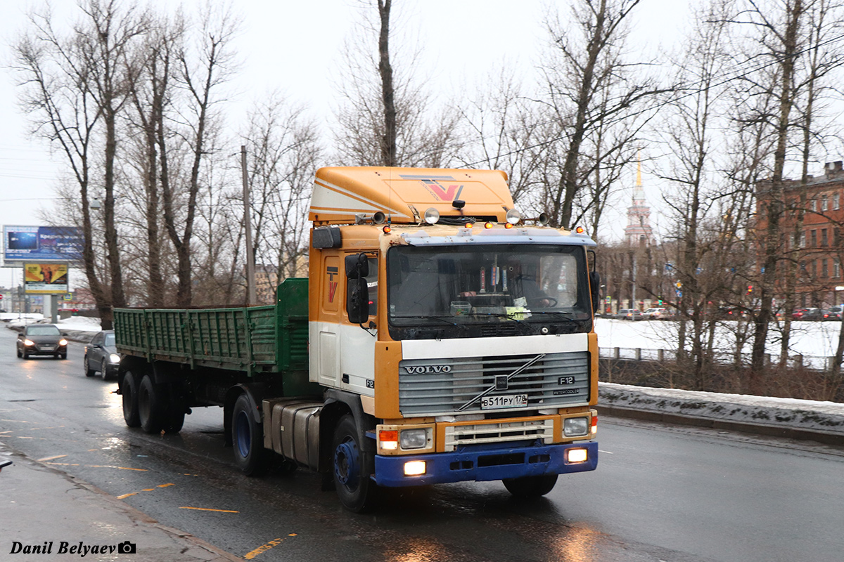 Санкт-Петербург, № В 511 РУ 178 — Volvo ('1987) F12