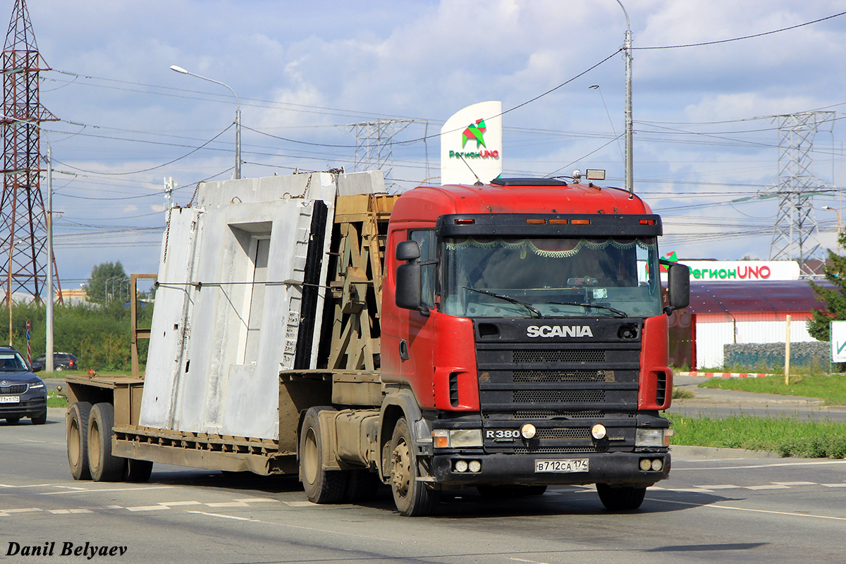 Челябинская область, № В 712 СА 174 — Scania ('1996) R114G