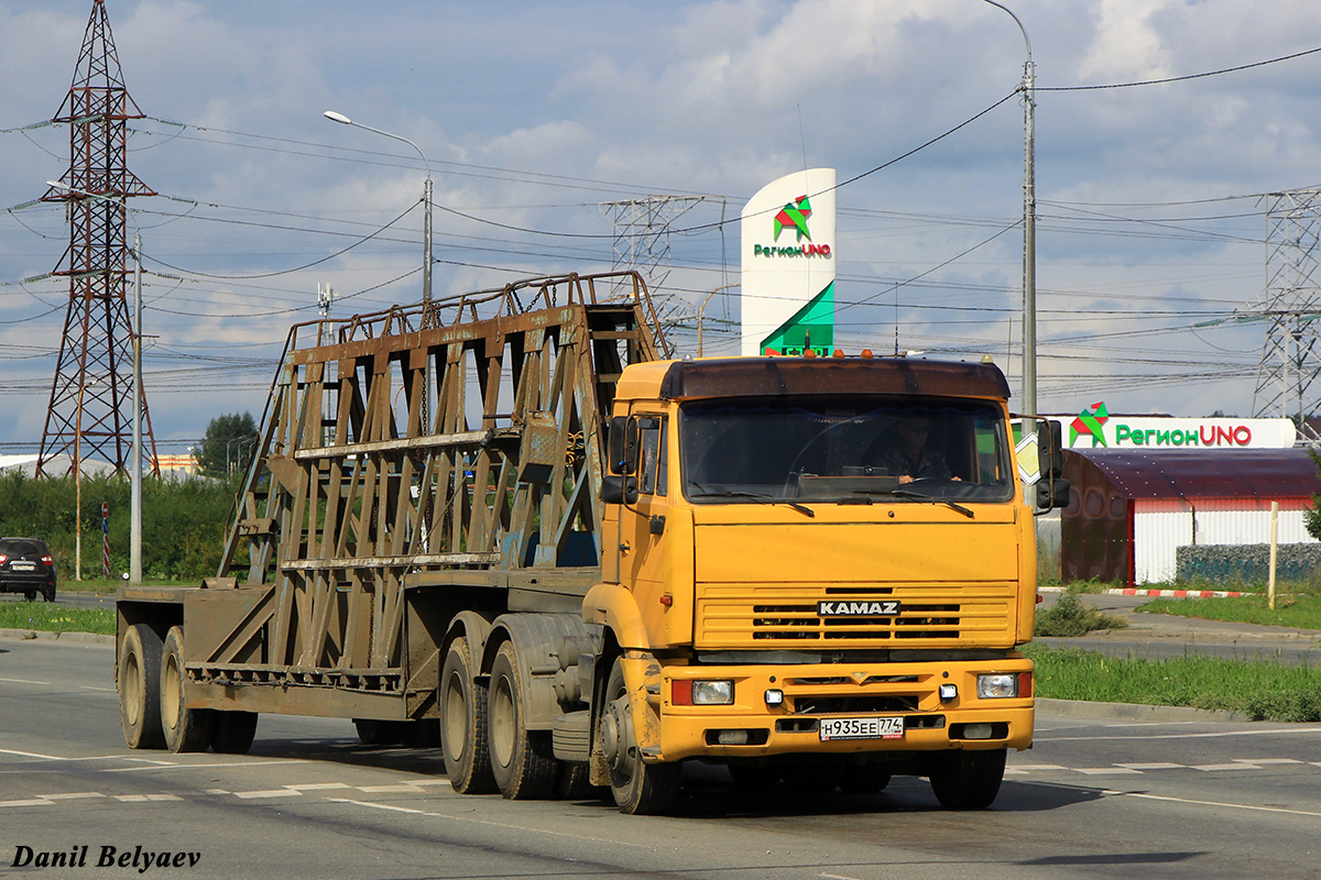 Челябинская область, № Н 935 ЕЕ 774 — КамАЗ-65116-62