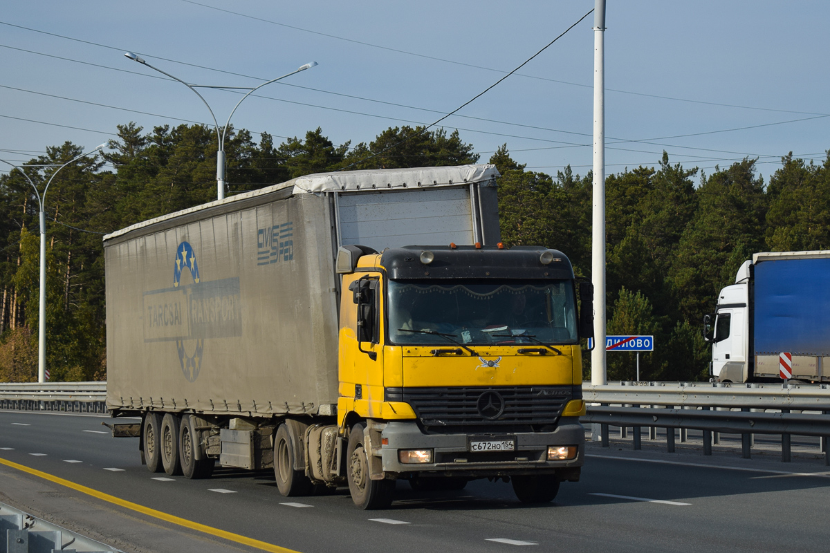 Алтайский край, № С 672 НО 154 — Mercedes-Benz Actros ('1997) 1840