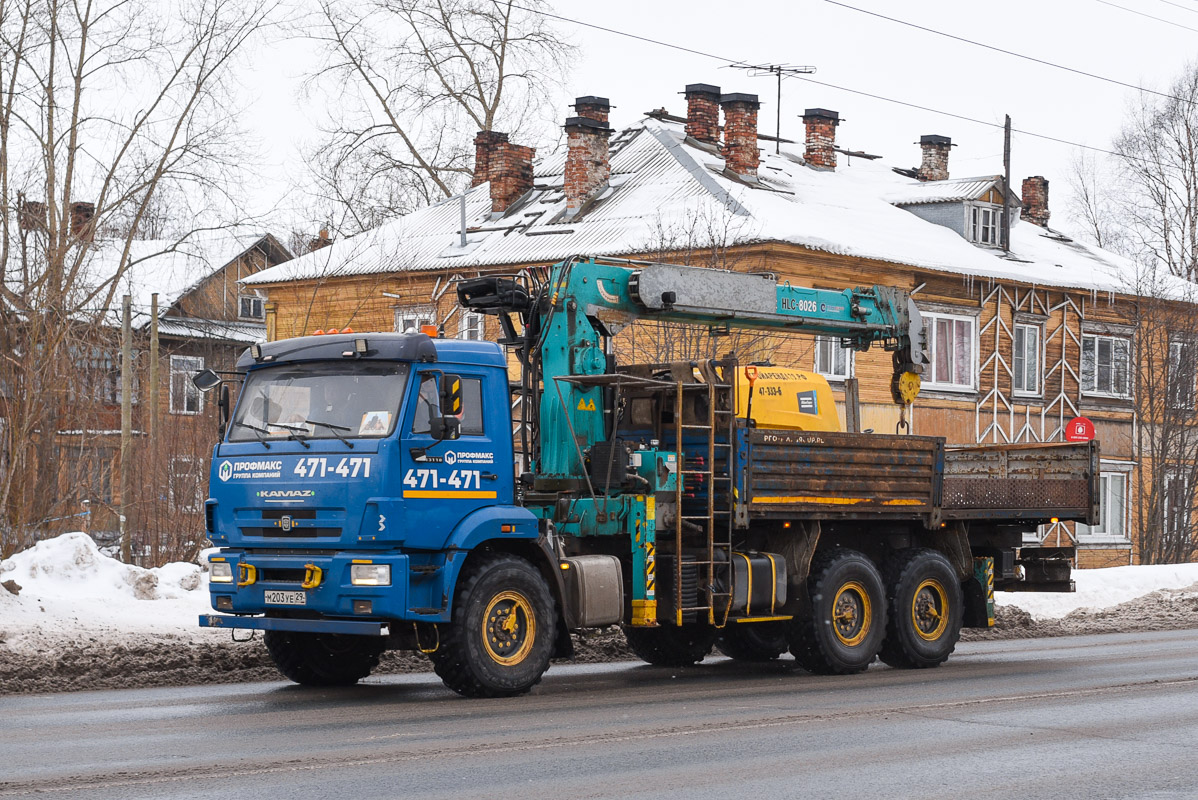 Архангельская область, № М 203 УЕ 29 — КамАЗ-43118-50