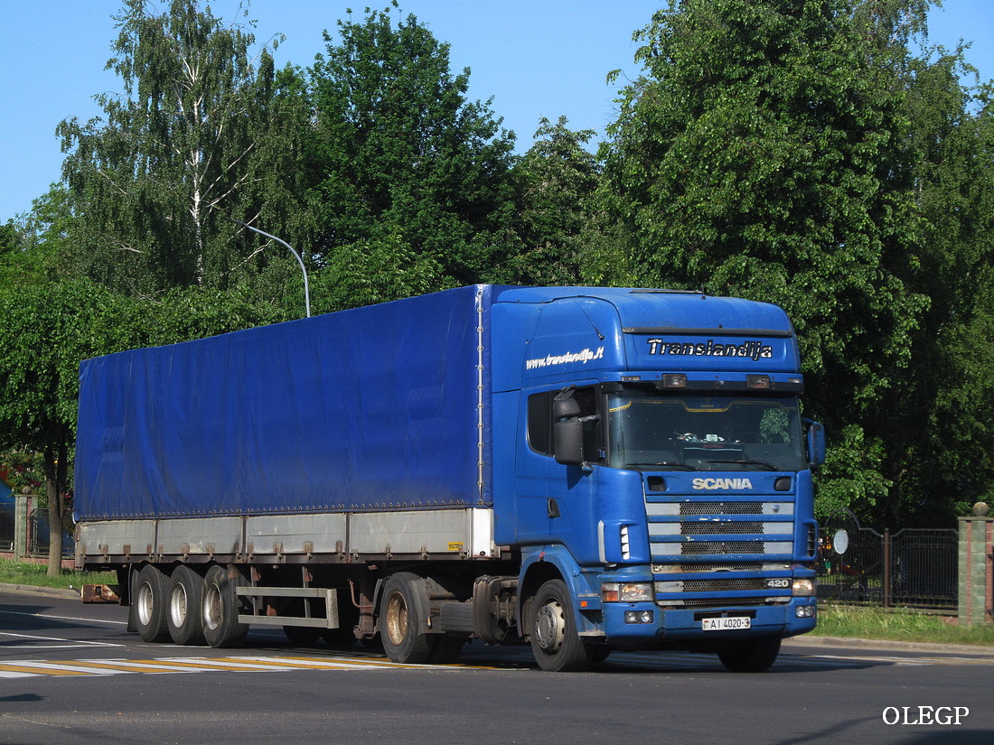 Гомельская область, № АІ 4020-3 — Scania ('1996, общая модель)