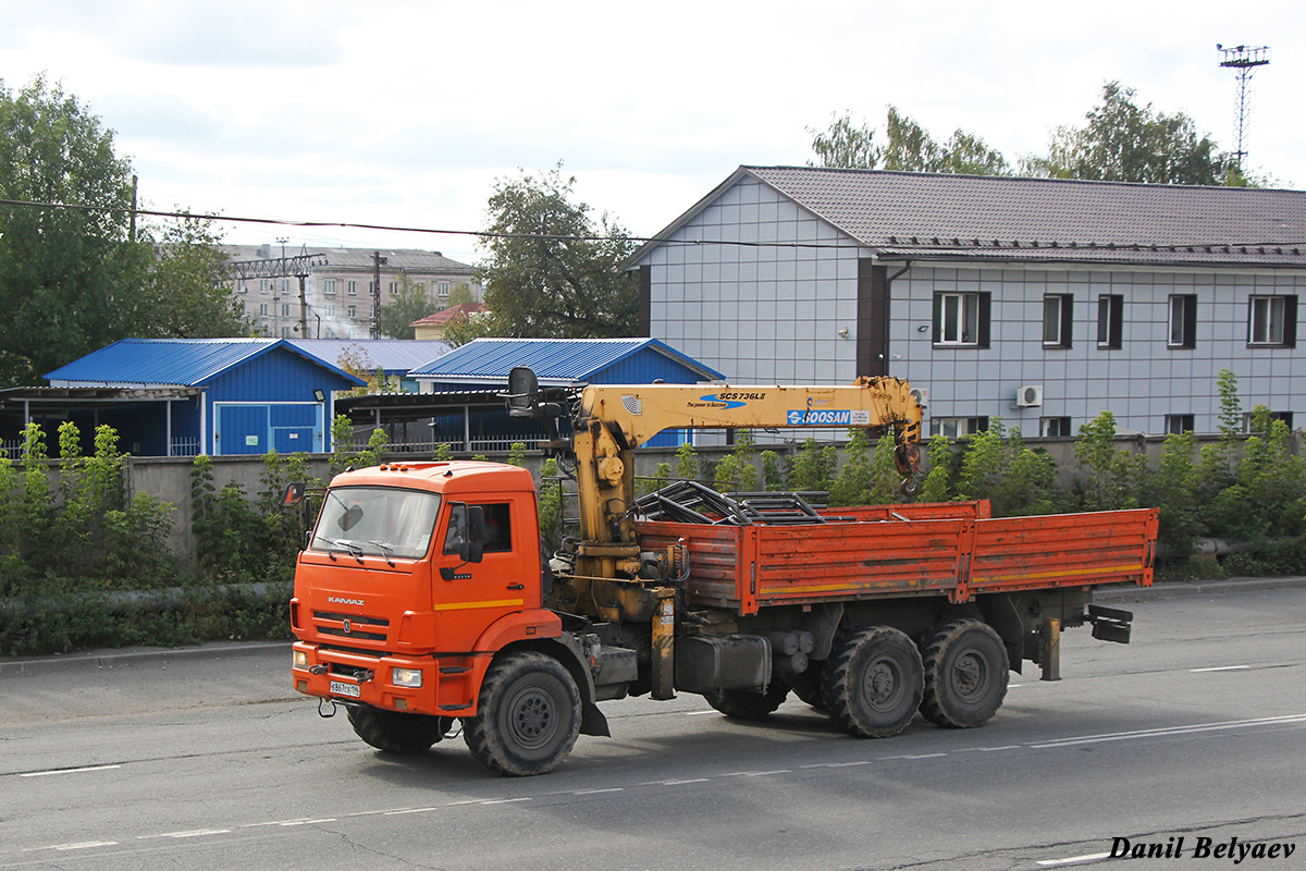 Свердловская область, № Е 867 СЕ 196 — КамАЗ-43118-46