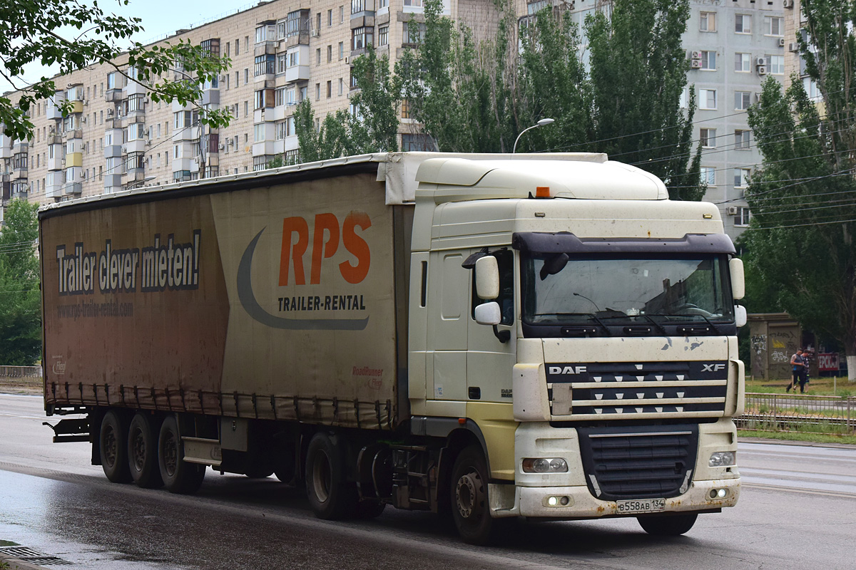 Волгоградская область, № В 558 АВ 134 — DAF XF105 FT