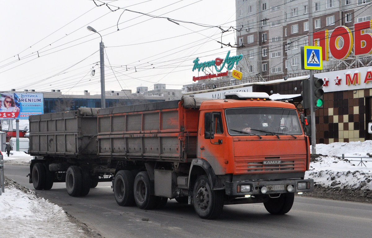 Омская область, № Х 395 АУ 55 — КамАЗ-53205 [532050]