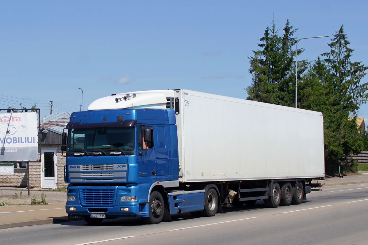 Литва, № KZL 115 — DAF XF95 FT