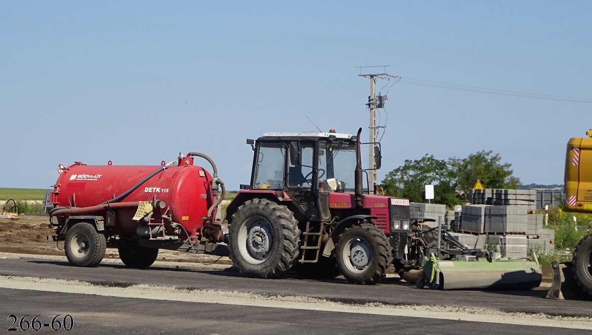 Венгрия, № YKV-812 — Беларус-892.2; Венгрия, № YLR-362 — DETK-115