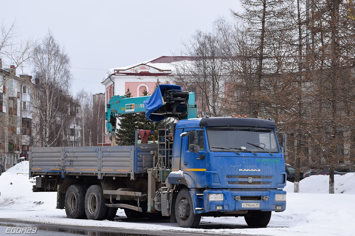 Архангельская область, № О 396 МВ 29 — КамАЗ-65117-A5