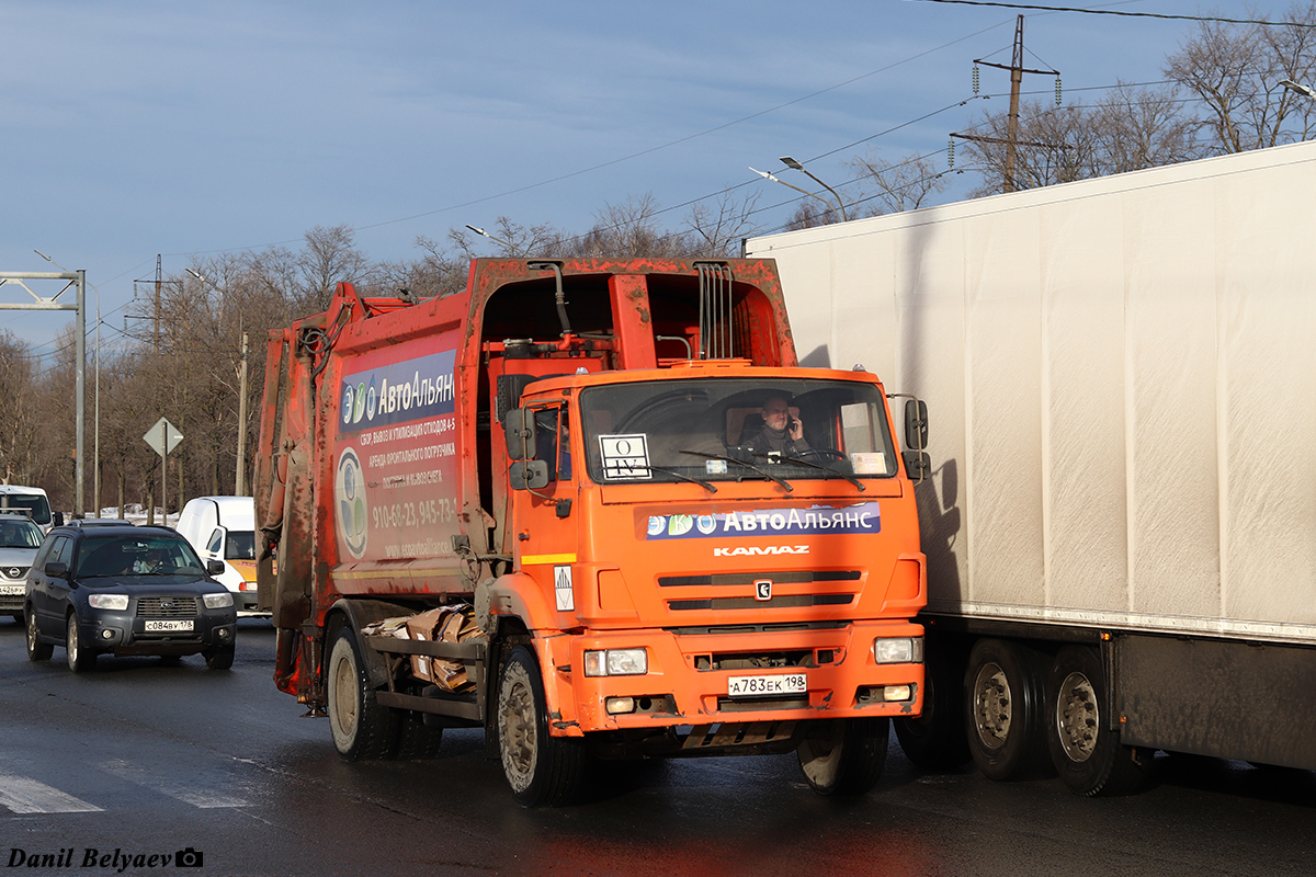 Санкт-Петербург, № А 783 ЕК 198 — КамАЗ-53605-L4