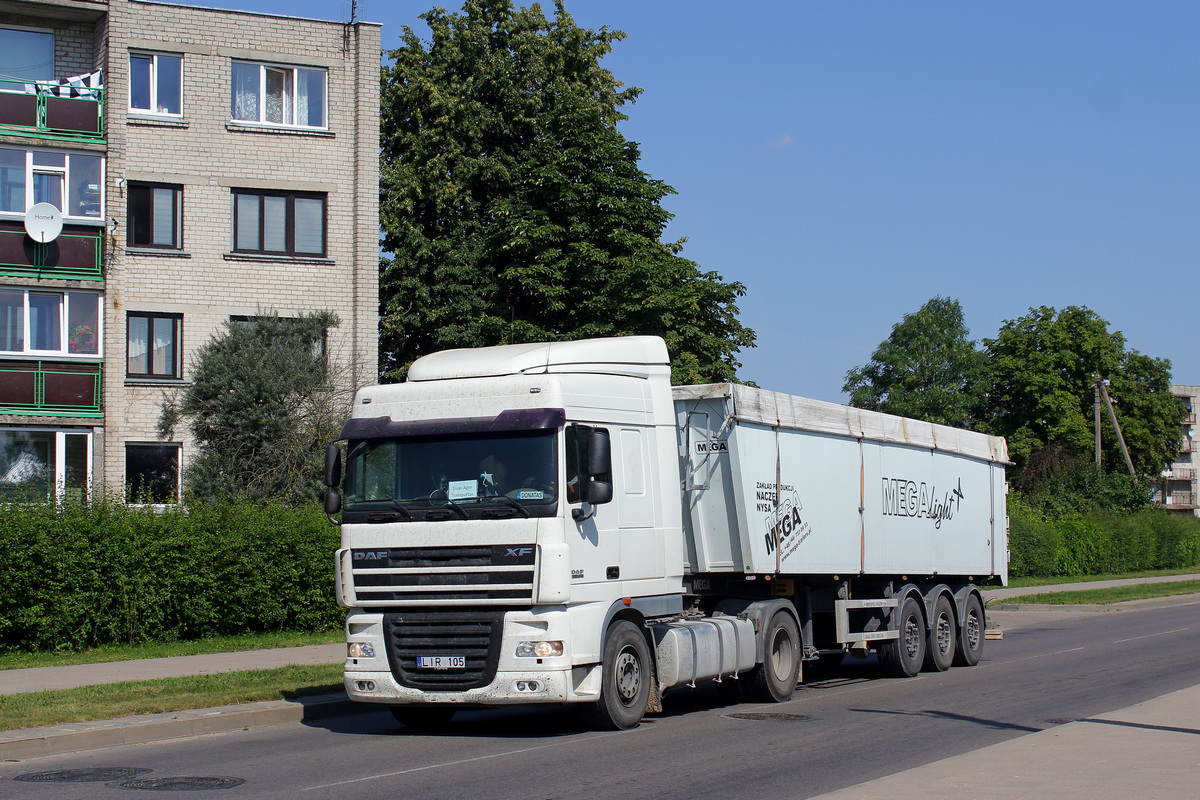 Литва, № LIR 105 — DAF XF105 FT