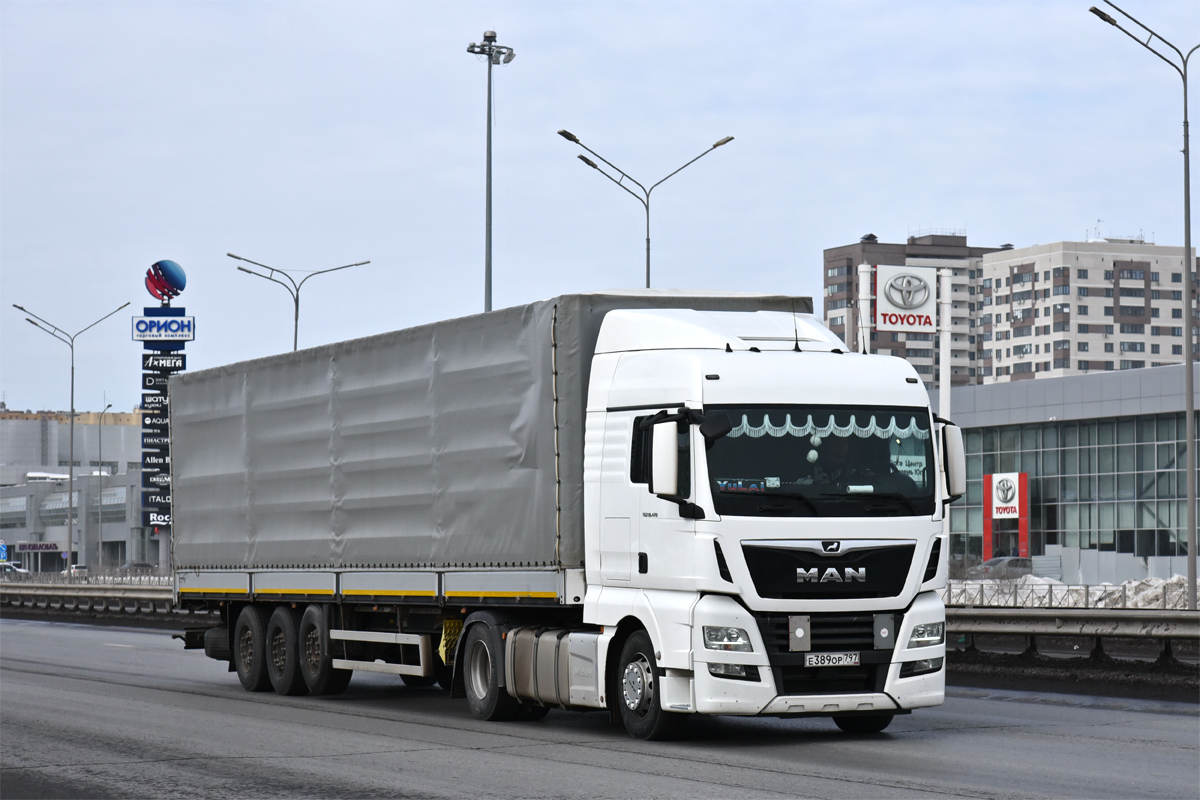 Москва, № Е 389 ОР 797 — MAN TGX ('2016) 18.470